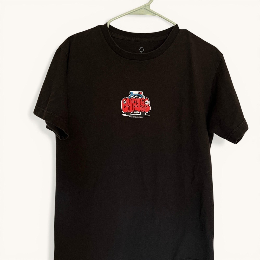 Empyre On The Run Graphic Tee Mens Medium Black Skate Streetwear‎ Y2K